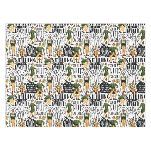 小妖精や小人引用文パターン テーブルクロス (正面(横))