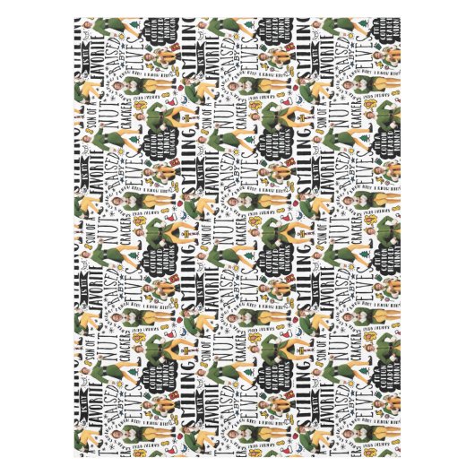 小妖精や小人引用文パターン テーブルクロス (正面)