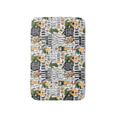 小妖精や小人引用文パターン バスマット (正面縦)