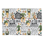 小妖精や小人引用文パターン 枕カバー (正面)