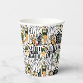 小妖精や小人引用文パターン 紙コップ (右)