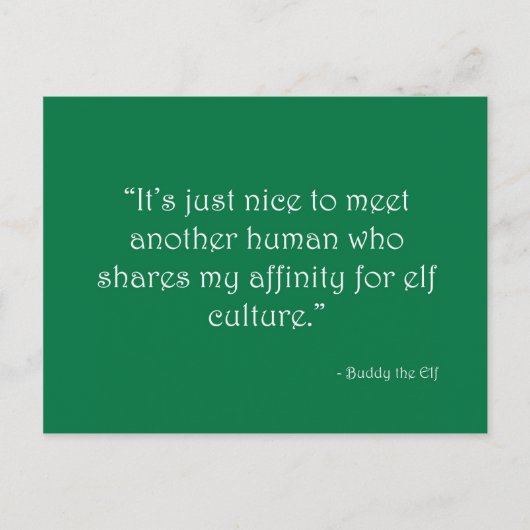 小妖精や小人文化郵便はがきのための類縁 シーズンポストカード (正面)