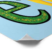 小妖精や小人映画のロゴ ポスター (角)