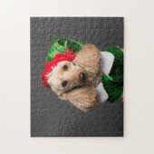 小妖精や小人服を着た犬 ジグソーパズル (縦)