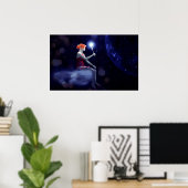 小妖精や小人杖 ポスター (ホームオフィス)