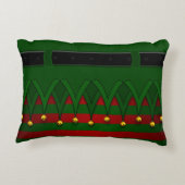 小妖精や小人枕かわいいクリスマスコスチューム小妖精や小人デコール アクセントクッション (裏面)