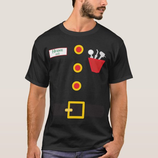 小妖精や小人歯医者のおもしろいクリスマス Tシャツ (正面)