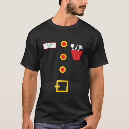 小妖精や小人歯医者のおもしろいクリスマス Tシャツ (正面)