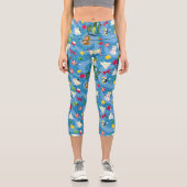 小妖精や小人漫画のパターン カプリレギンス (正面)