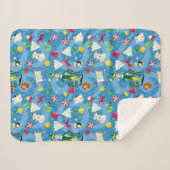 小妖精や小人漫画のパターン シェルパブランケット (正面(横))