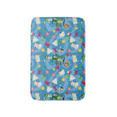 小妖精や小人漫画のパターン バスマット (正面縦)