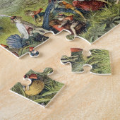 小妖精や小人王の勝利の3月、イラストレーションからの ジグソーパズル (側面)