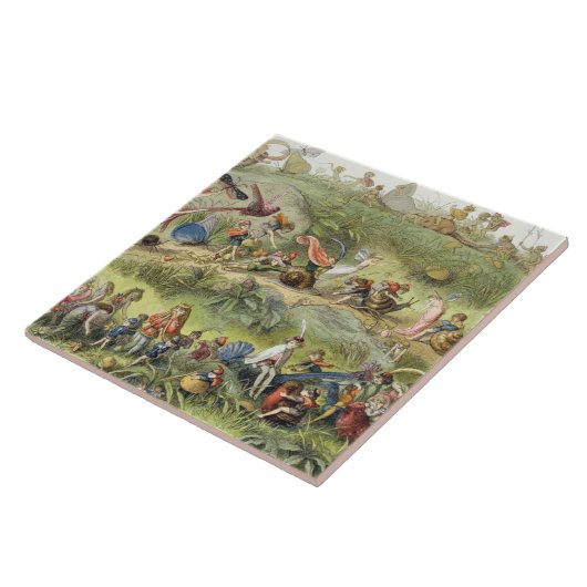 小妖精や小人王の勝利の3月、イラストレーションからの タイル (側面)