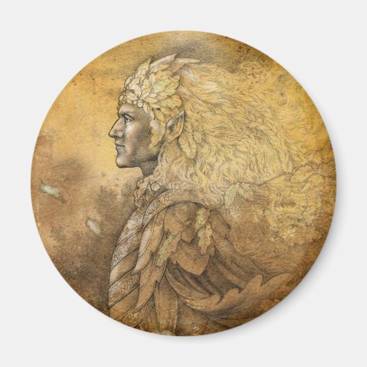 小妖精や小人王 マグネット (正面)