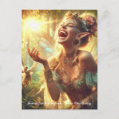 小妖精や小人笑い ポストカード (正面)