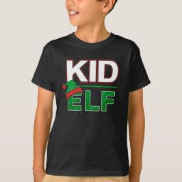 小妖精や小人系 |キッド小妖精や小人クリスマスホリデー#TeamElf Tシャツ