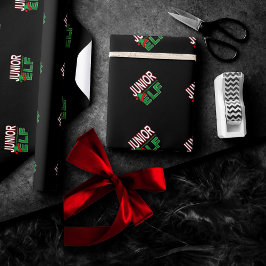 小妖精や小人系 |ジュニア小妖精や小人クリスマスホリデー#TeamElf ラッピングペーパー