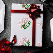 小妖精や小人系 |ママ小妖精や小人クリスマスホリデー#TeamElf ラッピングペーパー