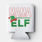 小妖精や小人系 |ママ小妖精や小人クリスマスホリデー#TeamElf 缶クーラー (裏面)