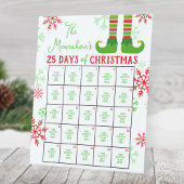 小妖精や小人足25日のクリスマス活動 台座サイン