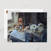 小妖精や小人遊とナッツのワークショップ ポストカード (正面/裏面)