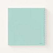 小妖精や小人雪合戦に相乗り！ ノートブック (裏面)