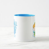 小妖精や小人雪合戦に相乗り！ マグカップ (中央)