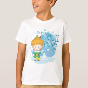 小妖精や小人雪合戦に相乗り! Tシャツ