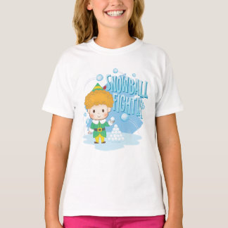 小妖精や小人雪合戦に相乗り！ Tシャツ