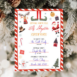 小妖精や小人養子縁組の証明書小妖精や小人クリスマス