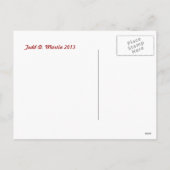 小妖精や小人魔法ポストカードバイトッドD.マーティン シーズンポストカード (裏面)