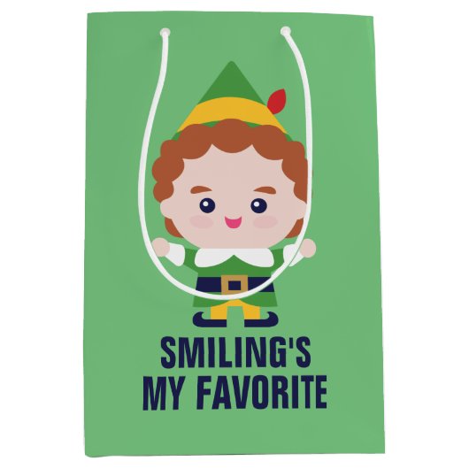 小妖精や小人 |かわいい友だち ミディアムペーパーバッグ (正面)