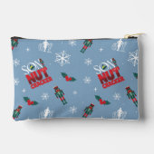 小妖精や小人「くるみ割りの子」冬のパターン アクセサリーポーチ (裏面)