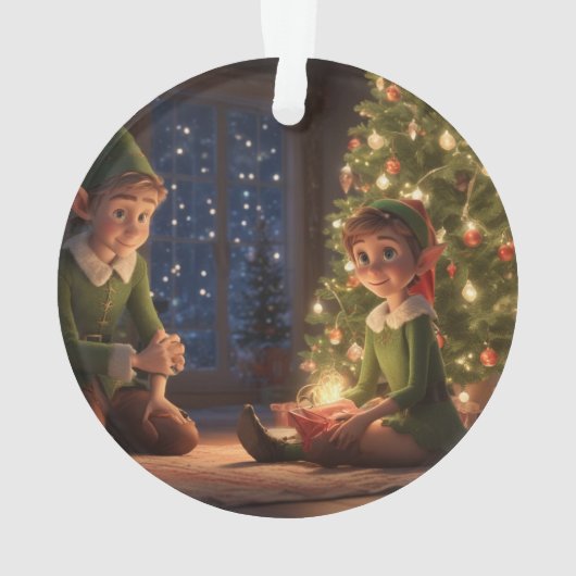 小妖精や小人 オーナメント (裏面)