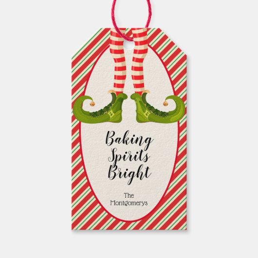 小妖精や小人 ギフトタグ (正面)