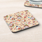 小妖精や小人 |クリスマス応援パターン コースター (左側)