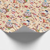 小妖精や小人 |クリスマス応援パターン ラッピングペーパー (角)