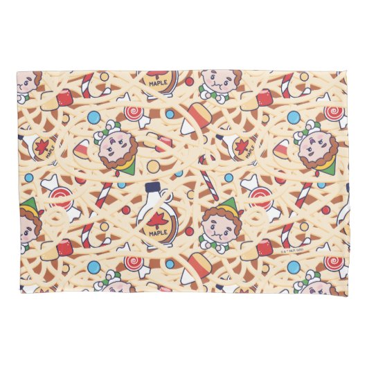 小妖精や小人 |クリスマス応援パターン 枕カバー (正面)