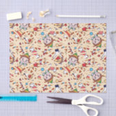 小妖精や小人 |クリスマス応援パターン 薄葉紙 (クラフト)