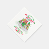 小妖精や小人 |クリスマス最高のを広める方法 スタンダードカクテルナプキン (角)