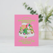 小妖精や小人 |クリスマス最高のを広める方法 ポストカード (スタンド正面)