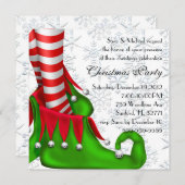 小妖精や小人·シュー·クリスマスの招待状 招待状 (正面/裏面)