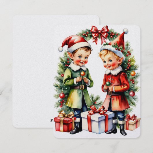 小妖精や小人 シーズンカード (正面/裏面)