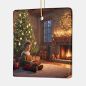 小妖精や小人 セラミックオーナメント (左)