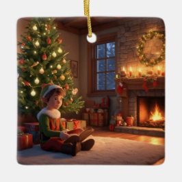 小妖精や小人 セラミックオーナメント