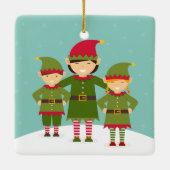 小妖精や小人 セラミックオーナメント (裏面)