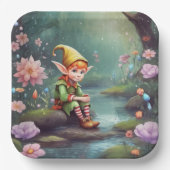 小妖精や小人 ペーパープレート (正面)