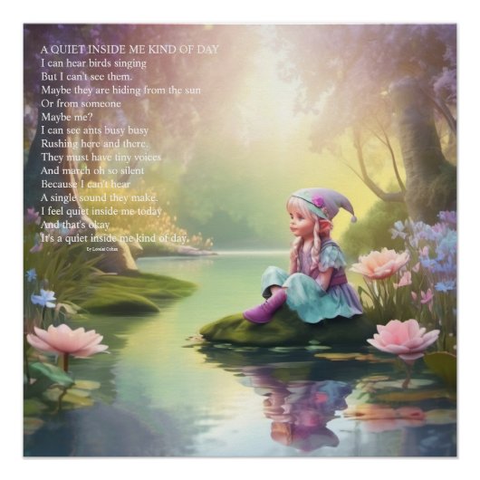 小妖精や小人 ポスター (正面)