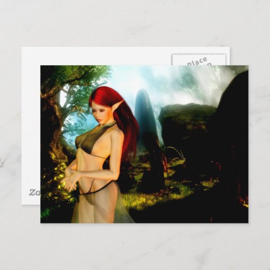 小妖精や小人 ポストカード (正面/裏面)