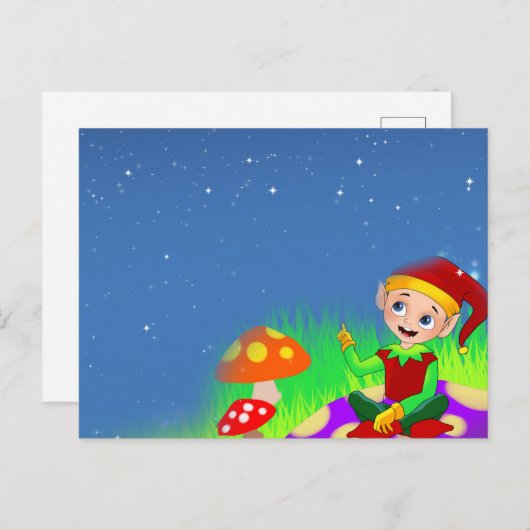 小妖精や小人 ポストカード (正面/裏面)